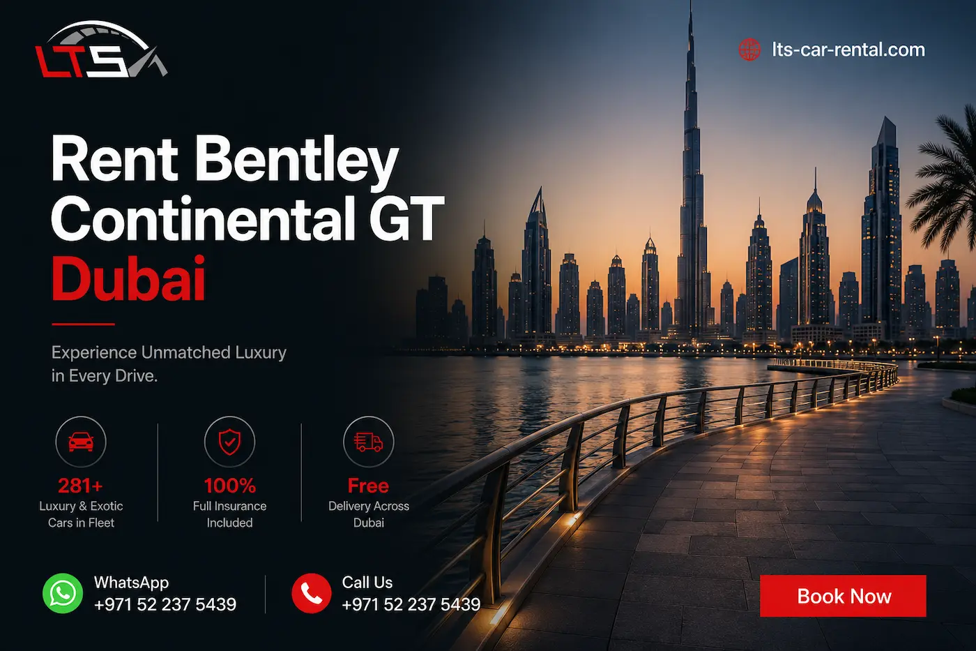 Rent Bentley Continental GT Dubai