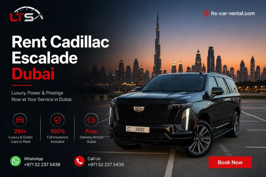 Rent Cadillac Escalade Dubai