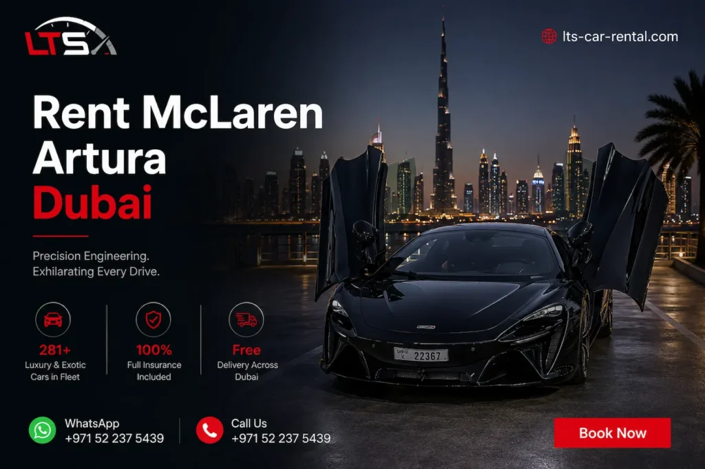 Rent McLaren Artura Dubai