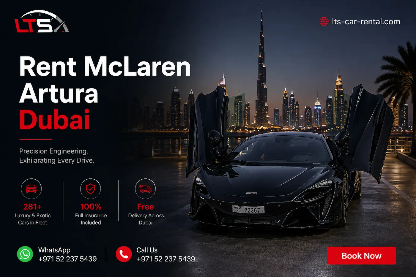 Rent McLaren Artura Dubai