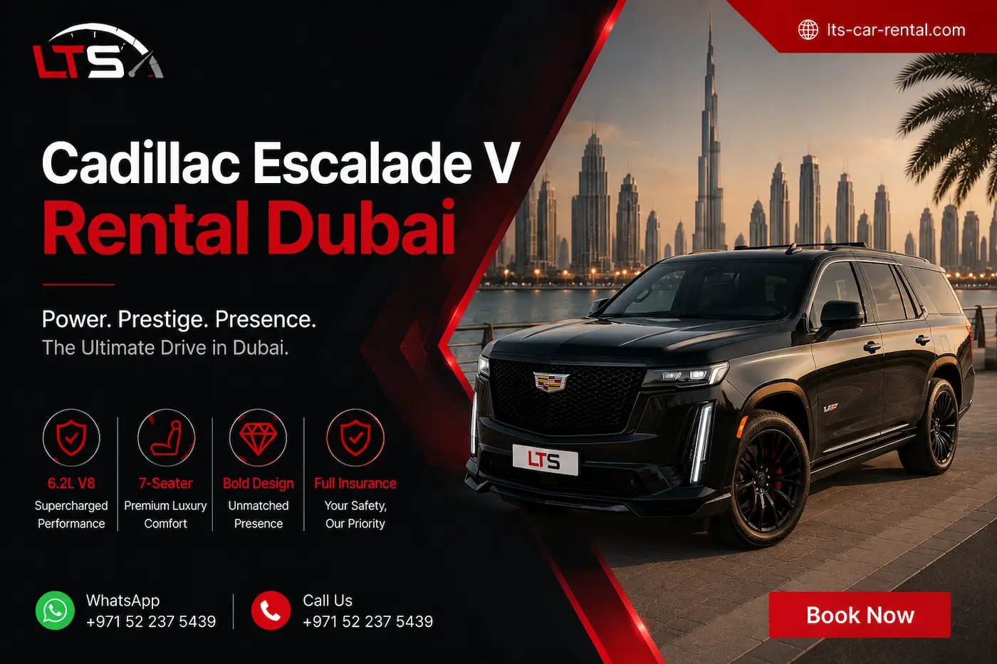 Cadillac Escalade V Rental Dubai