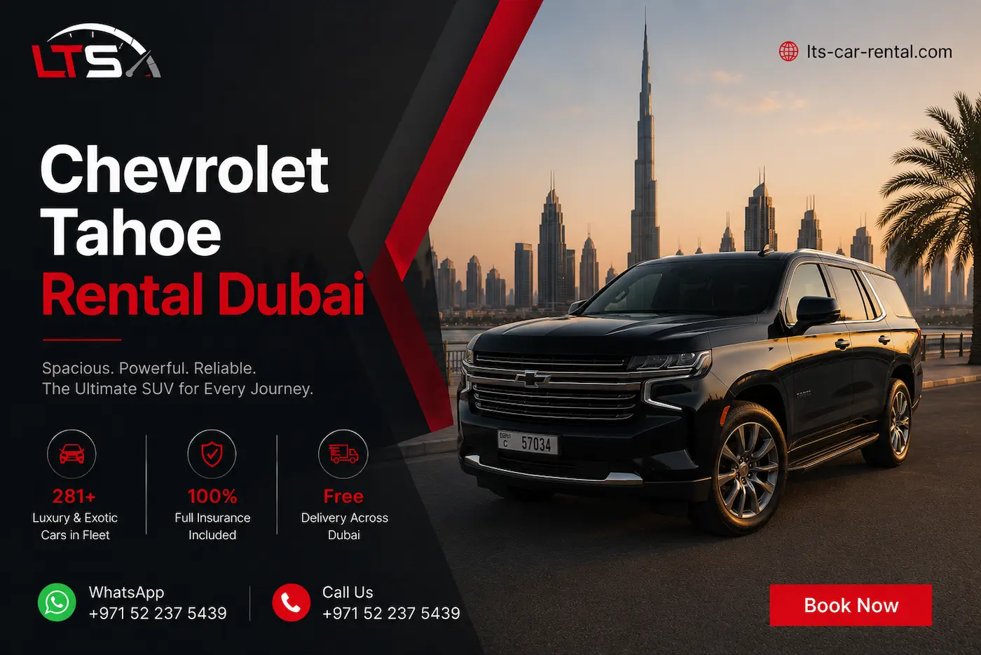 Chevrolet Tahoe Rental Dubai