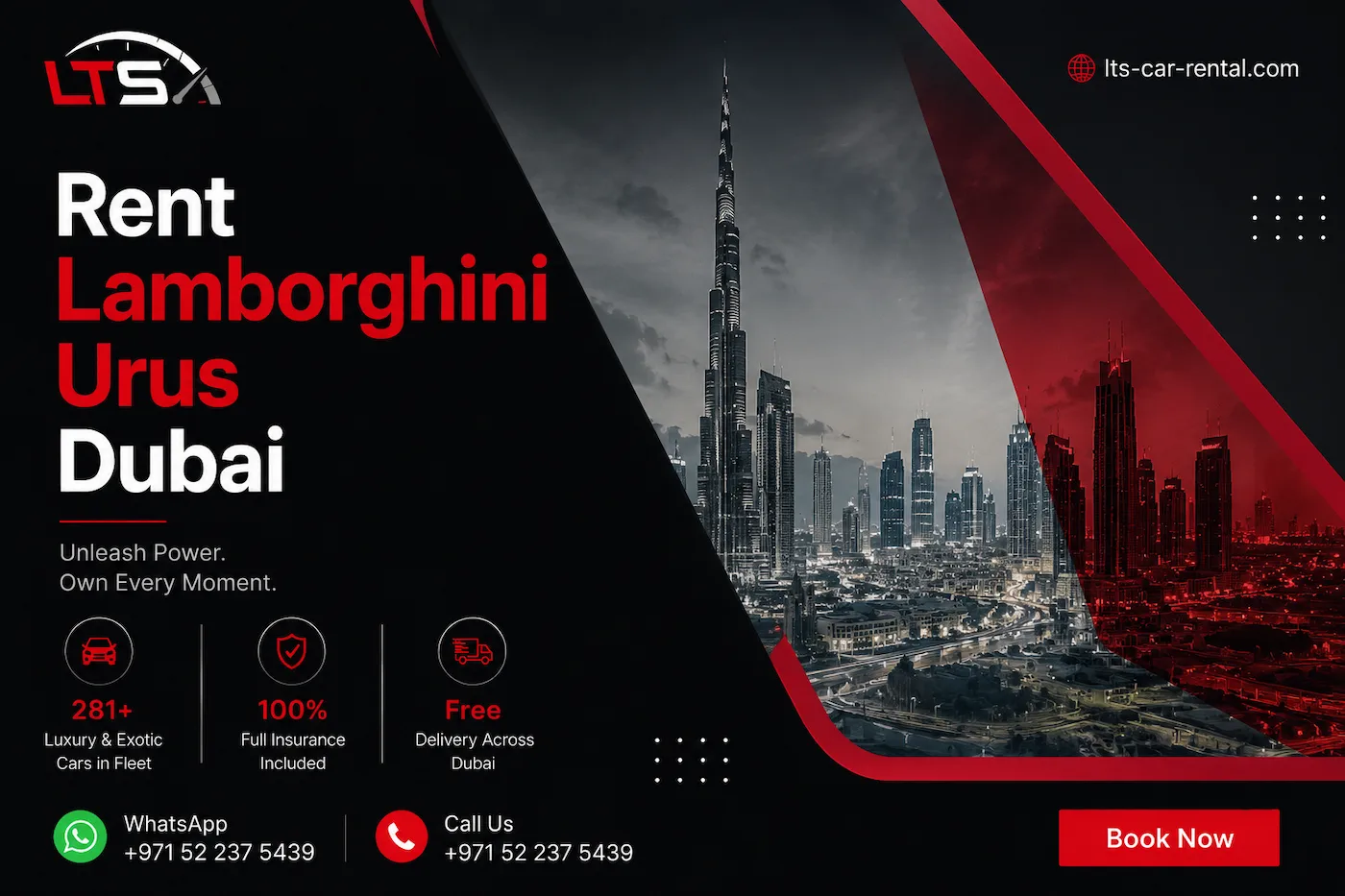 Rent Lamborghini Urus Dubai