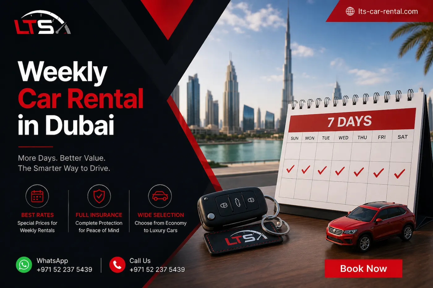 Weekly Car Rental Dubai